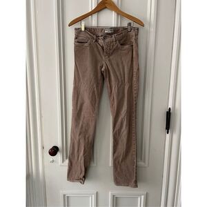 Madewell beige tan corduroy pants 27 x 32